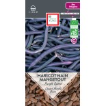 🫘 Graines de HARICOT - HARICOT NAIN MANGETOUT Purple Queen - Graines BIO