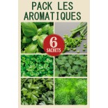 CADEAU JARDINAGE - PACK "Les Aromatiques" - Graines Bio