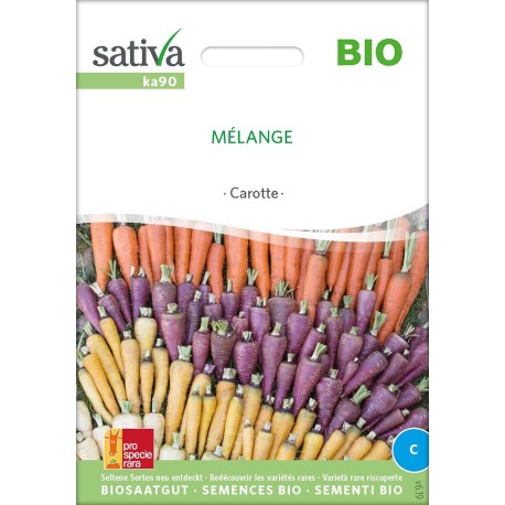 CAROTTES ANCIENNES en Mélange - Graines BIO | Sativa | Graines et Bio