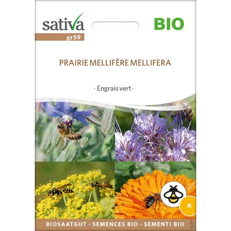 ENGRAIS VERT "Prairie mellifère" - Graines BIO | Sativa | Graines et Bio