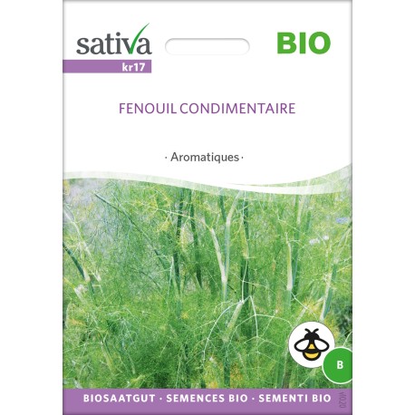 FENOUIL Condimentaire - Graines BIO | Sativa | Graines et Bio