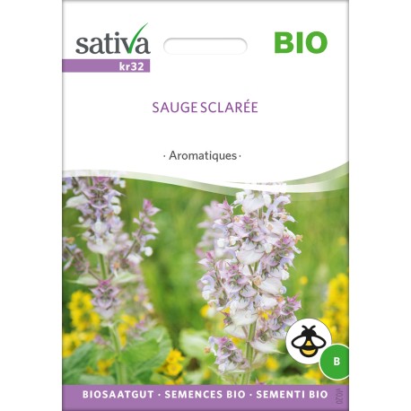 SAUGE Sclarée - Graines BIO | Sativa | Graines et Bio