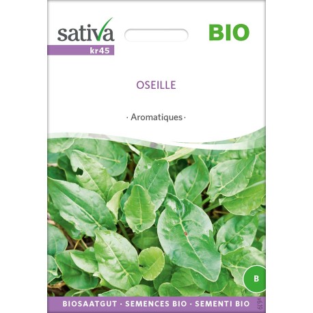 GRANDE OSEILLE Commune - Graines BIO | Sativa | Graines et Bio GRANDE OSEILLE Commune - Graines BIO | Sativa | Graines et Bio