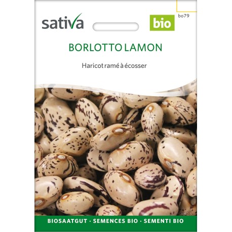 HARICOT À ÉCOSSER Borlotto Lamon - Graines BIO | Sativa | Graines et Bio