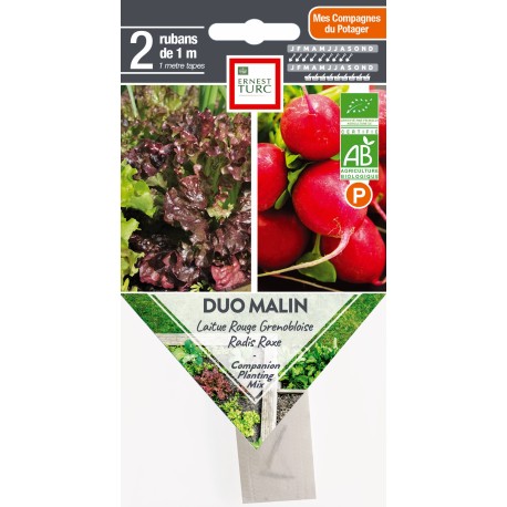 DUO MALIN PERMACULTURE PRÉSEMÉ - Graines BIO | Ernest Turc | Graines et Bio