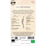 PIMENT de CAYENNE - Graines BIO | Ferme de Sainte Marthe | Graines et Bio