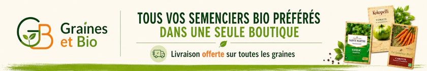 Graines et Bio | Large choix, qualité, livraison Gratuite!